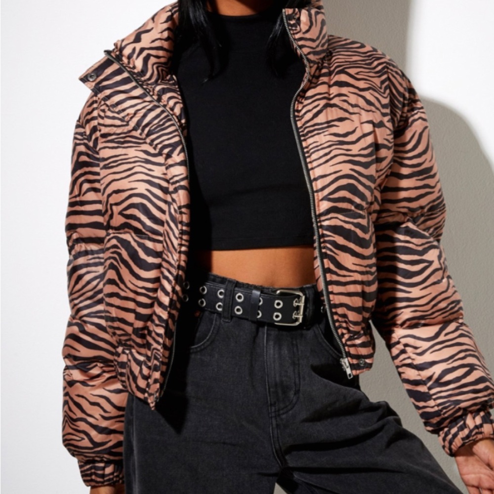 COPY - Motel rocks printed puffer